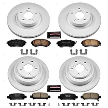 Front and Rear Z17 COATED BRAKE KIT for Subaru Impreza image 2