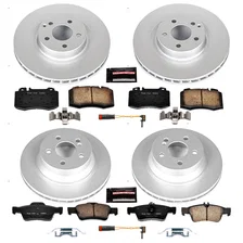 Front and Rear Z23 COATED BRAKE KIT for Mercedes-Benz E550 image 2