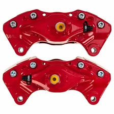 Rear RED CALIPER PAIR W/O BRKT for Subaru image 3