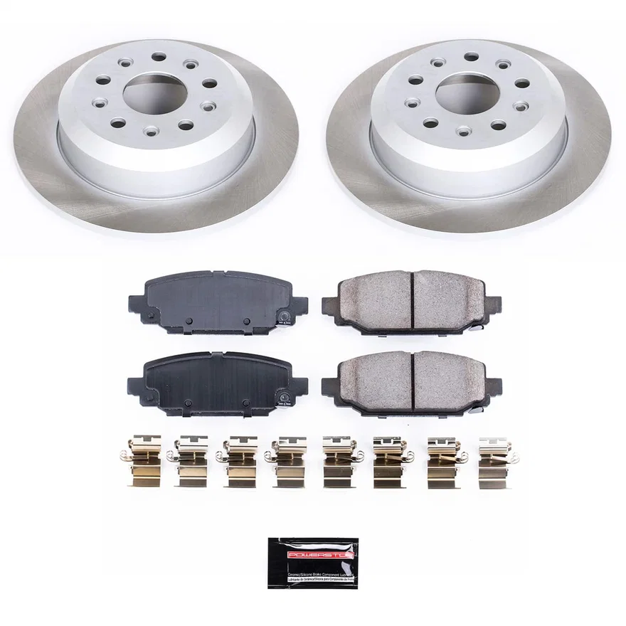 Rear SEMI-COATED ROTOR KIT for Jeep