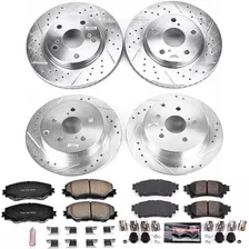 Front and Rear Z23 EVOLUTION BRAKE KIT for Toyota Prius V image 2
