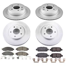 Front and Rear Z17 COATED BRAKE KIT for Nissan LEAF image 2
