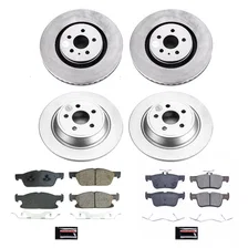 Front and Rear Z17 COATED BRAKE KIT for Lincoln MKZ image 2
