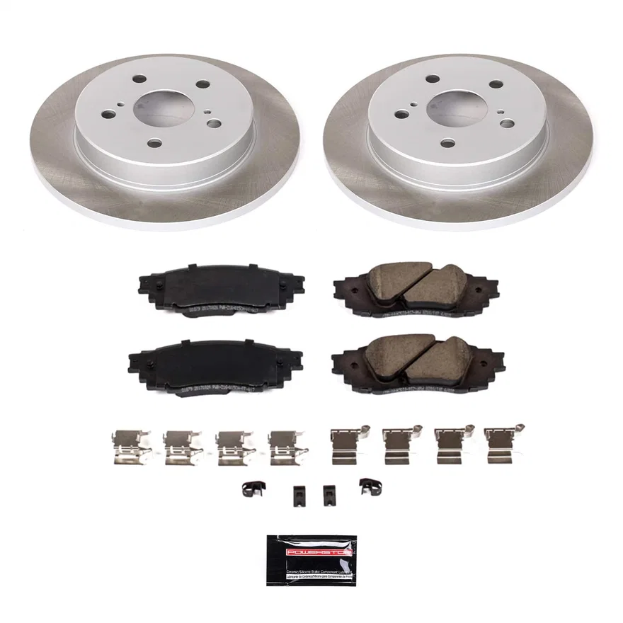 Rear SEMI-COATED ROTOR KIT