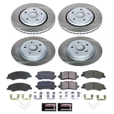 Front and Rear SEMI-COATED ROTOR KIT for Honda Odyssey image 1