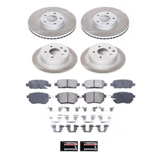 Front and Rear SEMI-COATED ROTOR KIT for Nissan Maxima image 1