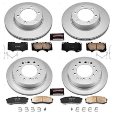 Front and Rear Z17 COATED BRAKE KIT for Toyota Sequoia image 2