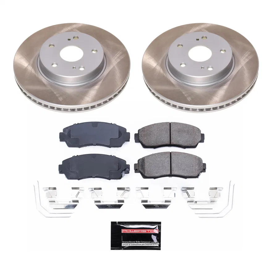 Front SEMI-COATED ROTOR KIT for Subaru Legacy