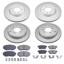Front and Rear Z17 COATED BRAKE KIT for Mazda CX-7 image 2