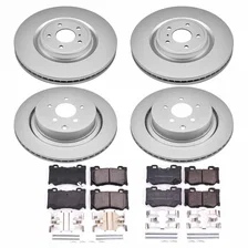 Front and Rear Z17 COATED BRAKE KIT for INFINITI image 2