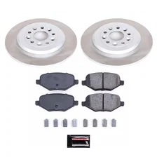 Rear SEMI-COATED ROTOR KIT for Lincoln MKT image 1