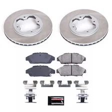 Front SEMI-COATED ROTOR KIT for Honda Accord image 1