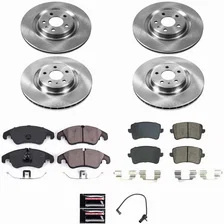 Front and Rear AUTOSPECIALTY BRAKE KIT for Audi image 2