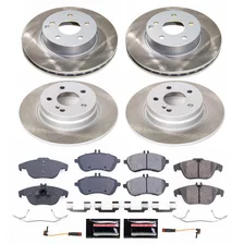 Front and Rear SEMI-COATED ROTOR KIT for Mercedes-Benz image 1