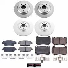 Front and Rear Z17 COATED BRAKE KIT for Hyundai Genesis image 2