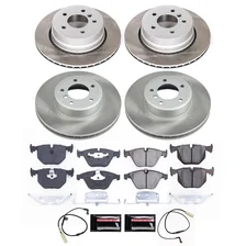 Front and Rear SEMI-COATED ROTOR KIT for BMW image 1
