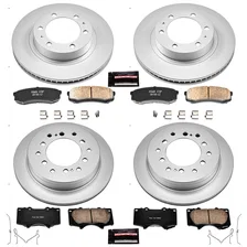 Front and Rear Z17 COATED BRAKE KIT for Toyota image 2