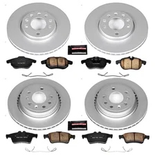 Front and Rear Z23 COATED BRAKE KIT for Saab 9-3 image 2
