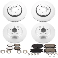 Front and Rear Z17 COATED BRAKE KIT for Dodge Charger image 2
