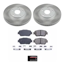 Front SEMI-COATED ROTOR KIT for Toyota Camry image 1