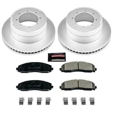 Rear Z17 COATED BRAKE KIT for Ford image 2