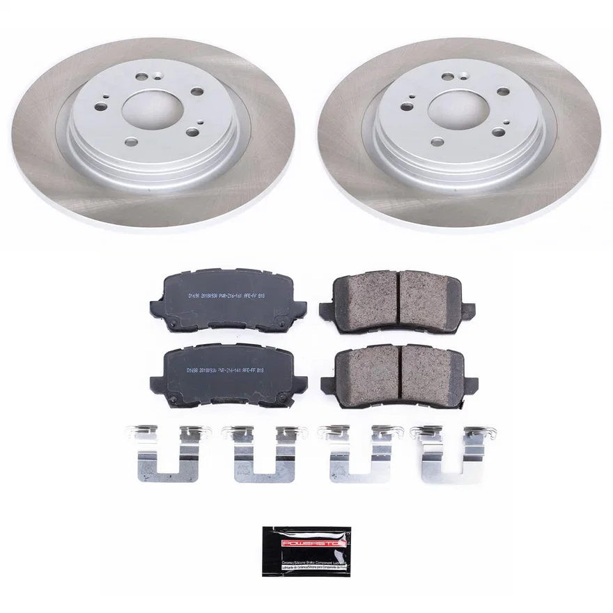 Rear SEMI-COATED ROTOR KIT for Honda Odyssey