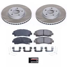 Front SEMI-COATED ROTOR KIT for Honda Ridgeline image 1