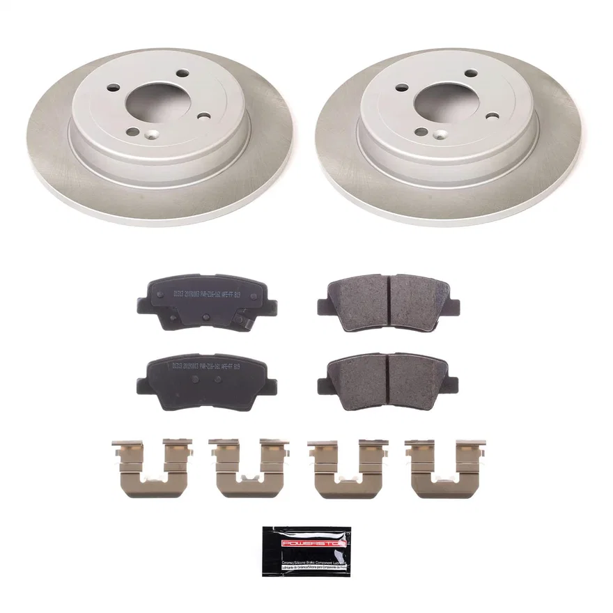 Rear SEMI-COATED ROTOR KIT