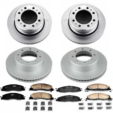 Front and Rear Z17 COATED BRAKE KIT for Ram 3500 image 2