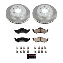 Front SEMI-COATED ROTOR KIT for Dodge image 1