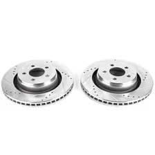 Front DRILLEDSLOTTED ROTOR PAIR image 2