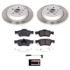 Rear SEMI-COATED ROTOR KIT for Mercedes-Benz image 1