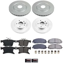 Front and Rear Z17 COATED BRAKE KIT for Chrysler image 2