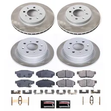 Front and Rear SEMI-COATED ROTOR KIT image 1