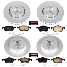 Front and Rear Z23 COATED BRAKE KIT for Volvo image 2