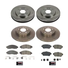 Front and Rear AUTOSPECIALTY BRAKE KIT for Nissan LEAF image 2