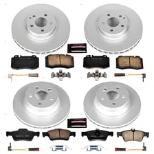 Front and Rear Z23 COATED BRAKE KIT for Mercedes-Benz E350 image 2