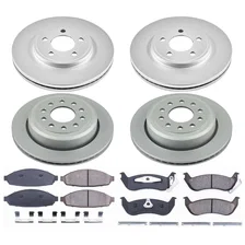 Front and Rear Z17 COATED BRAKE KIT for Lincoln Town Car image 2