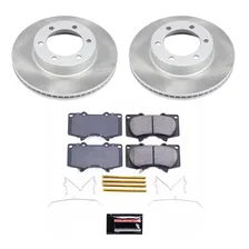 Front SEMI-COATED ROTOR KIT for Toyota image 1