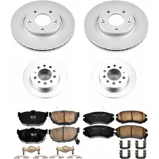 Front and Rear Z17 COATED BRAKE KIT for Hyundai Tiburon image 2