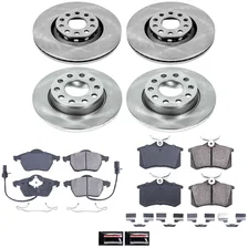 Front and Rear AUTOSPECIALTY BRAKE KIT for Audi image 2