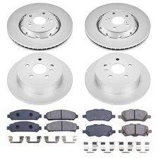 Front and Rear Z17 COATED BRAKE KIT for Toyota Venza image 2