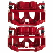 Rear RED CALIPER PAIR W/BRKT for Ford image 5