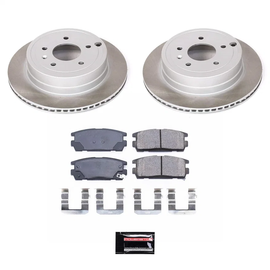 Rear SEMI-COATED ROTOR KIT
