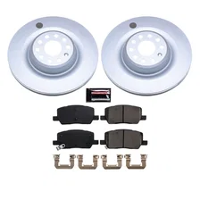 Rear Z17 COATED BRAKE KIT for Tesla image 1