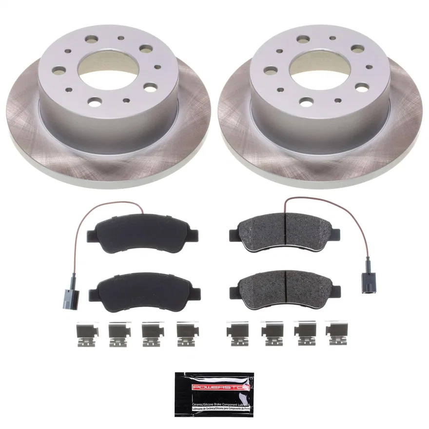 Rear SEMI-COATED ROTOR KIT for Ram