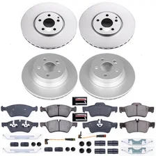 Front and Rear Z23 COATED BRAKE KIT for Mercedes-Benz E550 image 2
