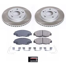 Front SEMI-COATED ROTOR KIT for Honda Civic image 1