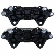 Front BLK CALIPER PAIR W/O BRKT for Toyota image 2