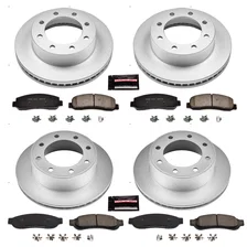 Front and Rear Z17 COATED BRAKE KIT for Ford F-350 Super Duty image 2